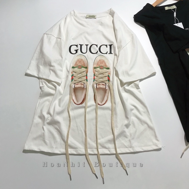 Áo Thun hình đôi giày  ÁO PHÔNG CHẤT TUYẾT NHUNG LOẠI 1