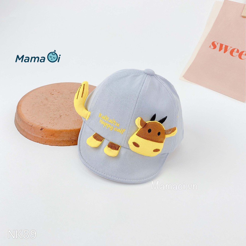 NK89 Nón kết cho bé mũ lưỡi trai dễ thương cho bé cưng 3-12 tháng của Mama Ơi - Thời trang cho bé