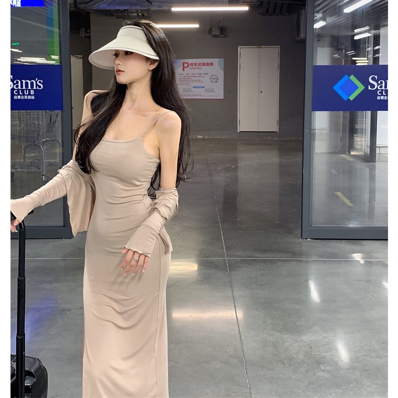 QKOOLE  Áo Khoác cardigan Dài Tay Chống Nắng Thời Trang Hàn Cho Nữ