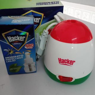 Đèn đuổi muỗi chính hãng Hacker bao gồm tinh dầu, kt máy 9cm