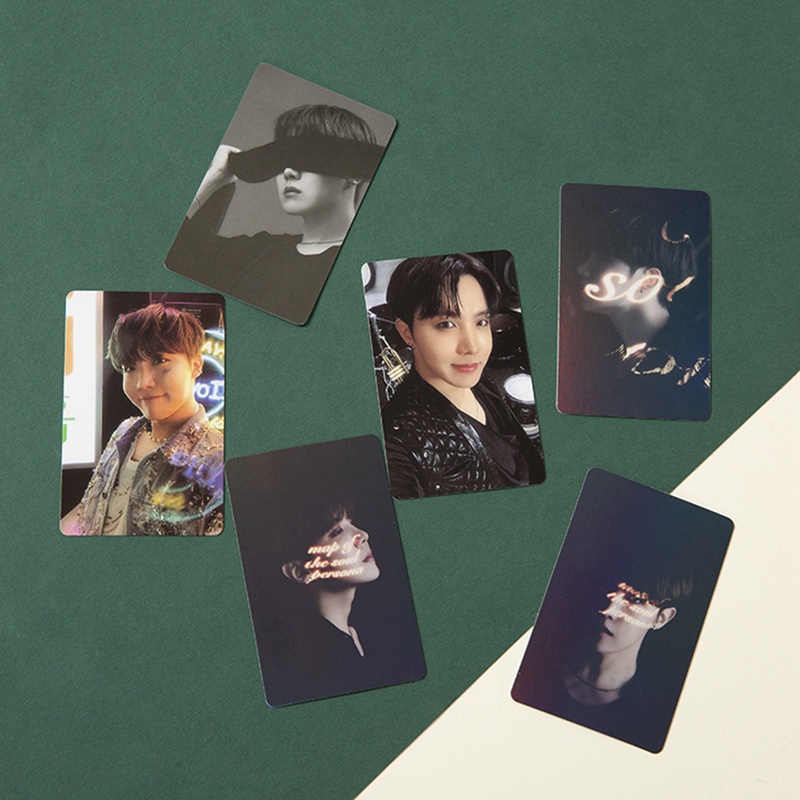 Set 6/7 tấm thẻ ảnh in hình các thành viên nhóm BTS