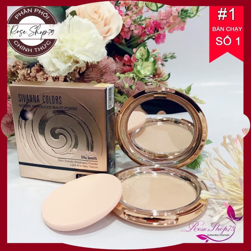 [Auth Thái] Phấn phủ Sivana giữ tone 24h kiểm soát dầu, làm sáng da, tạo lớp , chống nước cực mạnh  - Rose.shop79