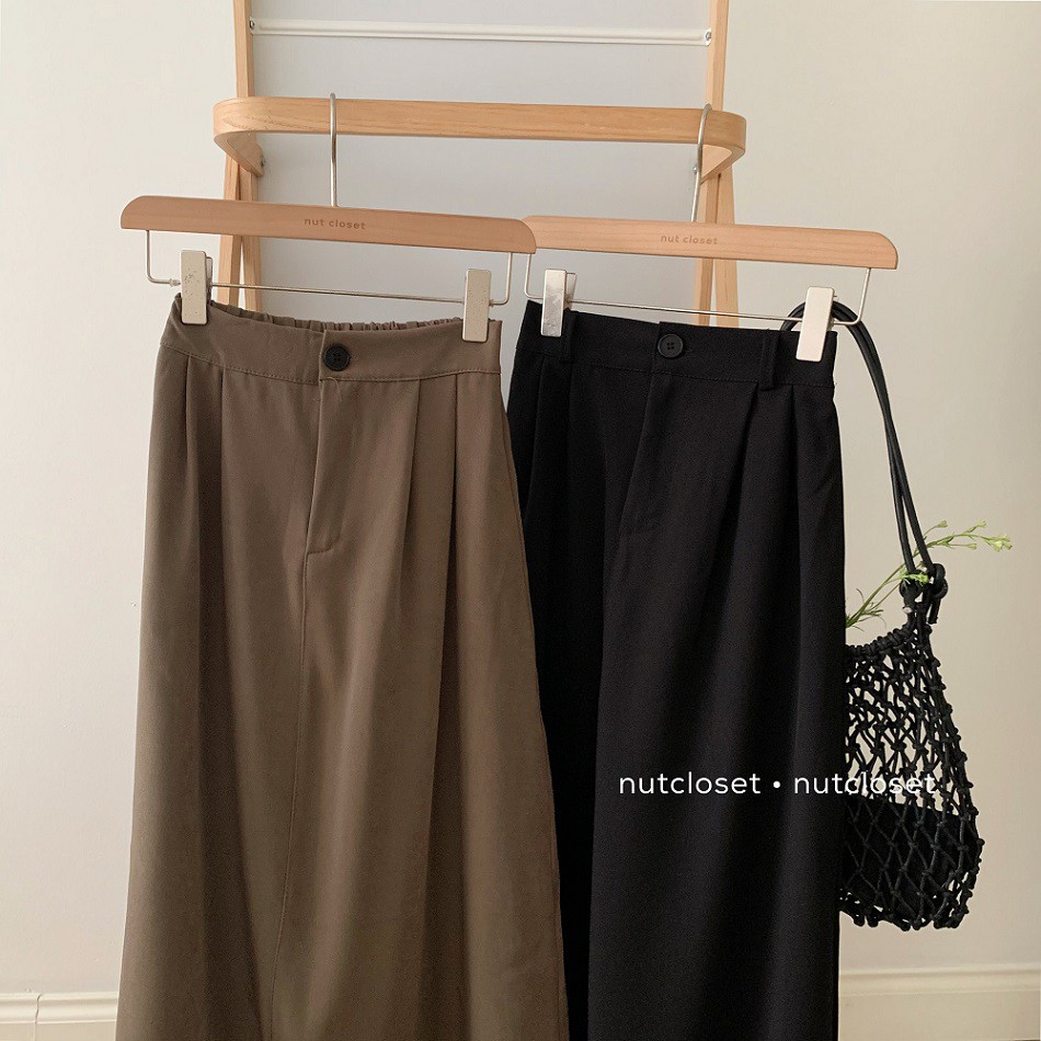 [Mã FADIRECT20 giảm 20K đơn 150K] Chân váy chữ A dài cài cúc_CV0015 | BigBuy360 - bigbuy360.vn