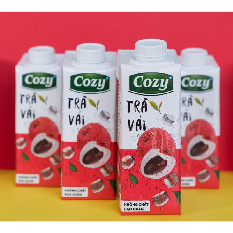 Lốc 4 hộp Trà Cozy vị Đào Sả , Vải | BigBuy360 - bigbuy360.vn