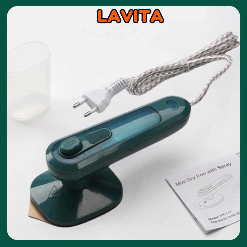 Bàn Là - Bàn Ủi Hơi Hơi Nước Mini Cầm Tay Thương Hiệu LANJIREN-LAVITA