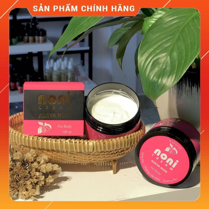 Kem dưỡng ẩm Trái nhàu (for body) ⚡ FREESHIP ⚡ Dưỡng ẩm từ thiên nhiên cho da căng mịn 100 gr - Adeva Noni