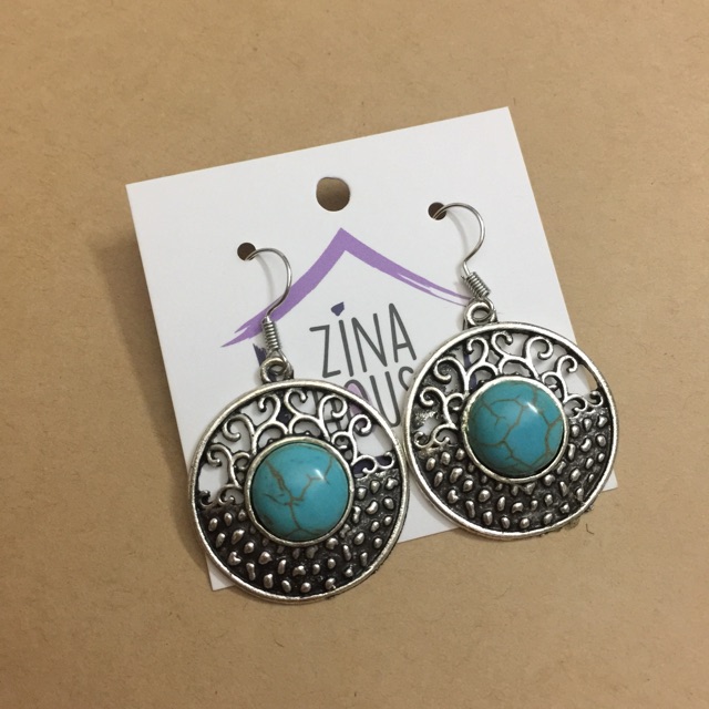 Khuyên tai ngọc đá xanh các hình