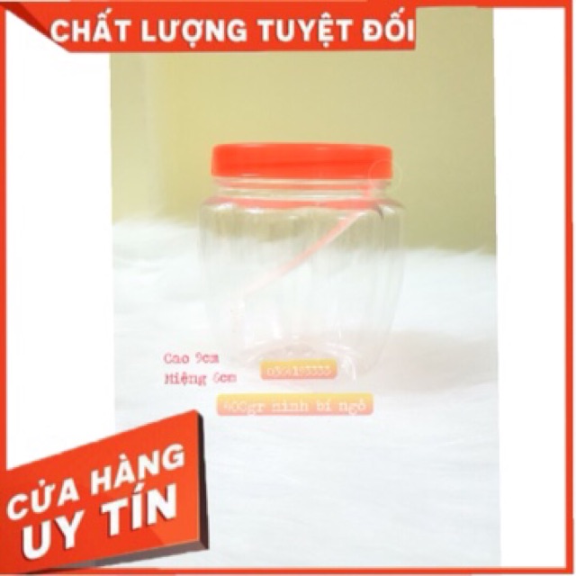 Set 5 Lọ nhựa kí hiệu 2kg ( đựng được 1kg đường )