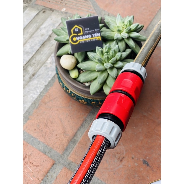 Bộ cút nối thêm dây, nối nhanh ống mềm phi 13, thông minh C-Mart M0008 và khớp nối
