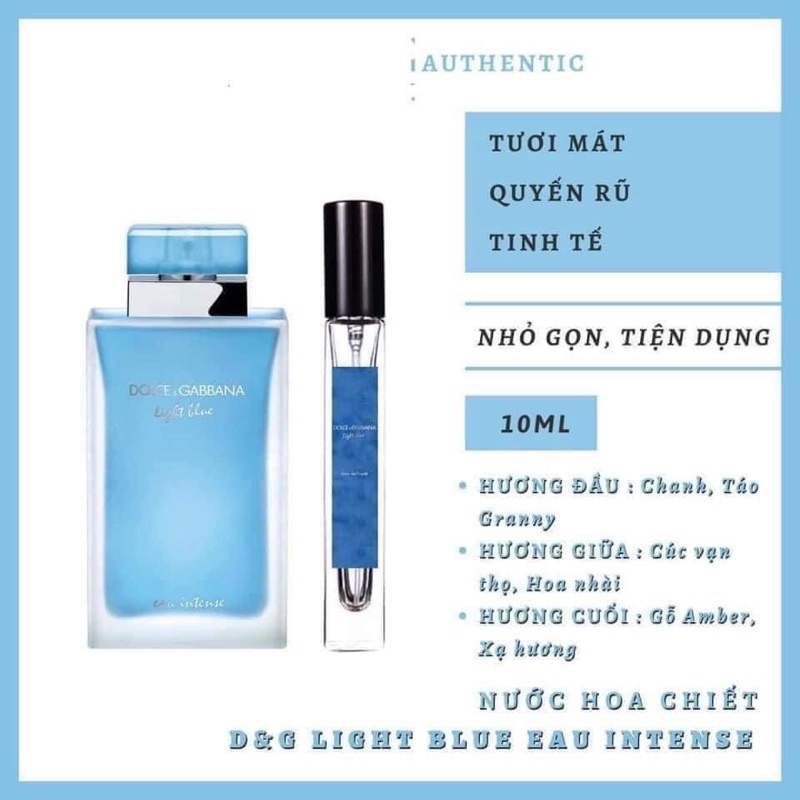 [AUTHENTIC]NƯỚC HOA DOLCE&GABBANA LIGHT BLUE
