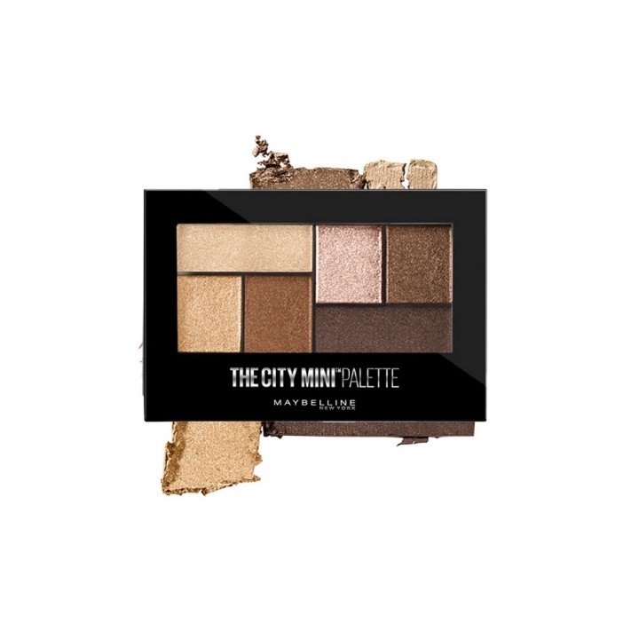 Bảng Phấn Mắt Maybelline New York 6 Màu The City Mini Palette 6.1g Rooftop Bronzes