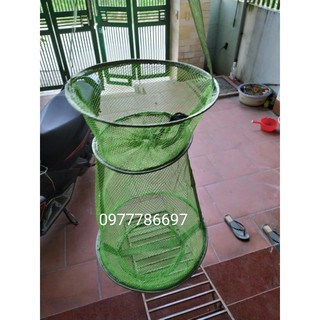 giỏ đựng cá màu xanh