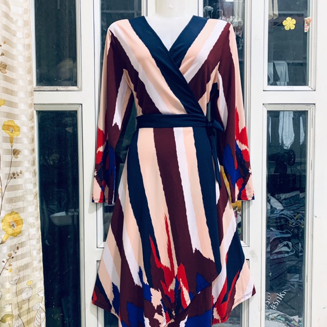 Đầm vạt chéo size L-XL