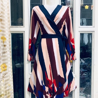 Đầm vạt chéo size l-xl
