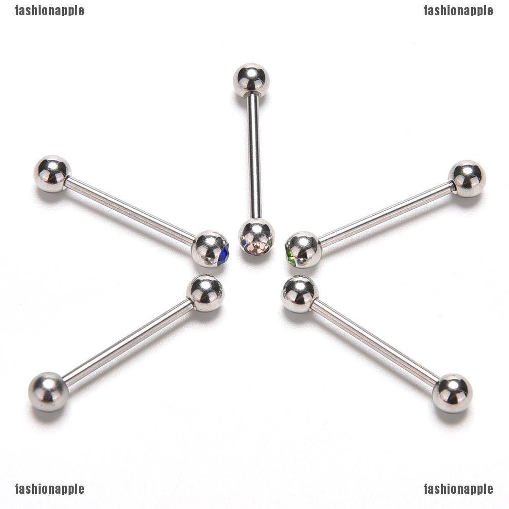 Set 5 Khuyên Lưỡi Đính Đá Cá Tính