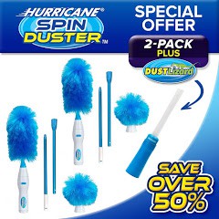 Chổi Lau Bụi Đa Năng Spin Duster Với Đầu Chổi Xoay Tiện Lợi