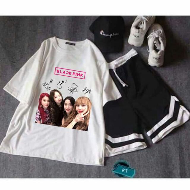 Quần Áo Blackpink ❤ FREESHIP ❤ Giảm Ngay 10k Khi Nhập [ AO BLACKPINK ] - Áo Blackpink Tay Lỡ Full Size