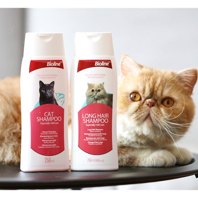 Sữa tắm dưỡng da lông Bioline cho chó mèo 250ml