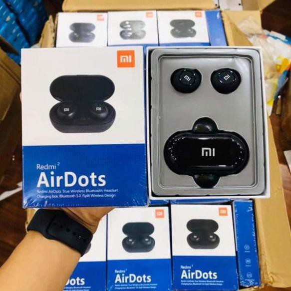 📌(AirDots Redmi 2)📌 - Tai Nghe, Nhét Tai Bluetooth Công Nghệ 5.0 Kèm Đốc Sạc ,Cảm Biến Tự Động Kết Nối