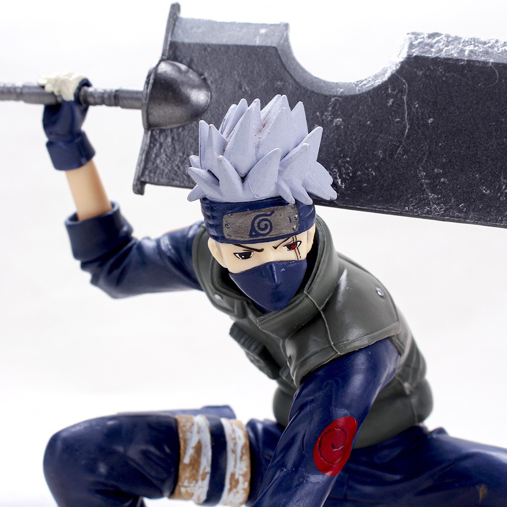 (Có sẵn - 15cm) Mô hình Kakashi cầm đao siêu bự - Mô hình Naruto