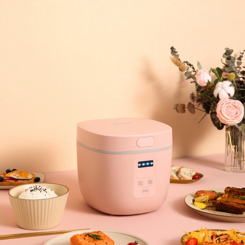 Nồi Cơm Điện KONKA Mini Màu Hồng Dễ Dàng Kiểm Soát Nhiệt Độ 2l | BigBuy360 - bigbuy360.vn