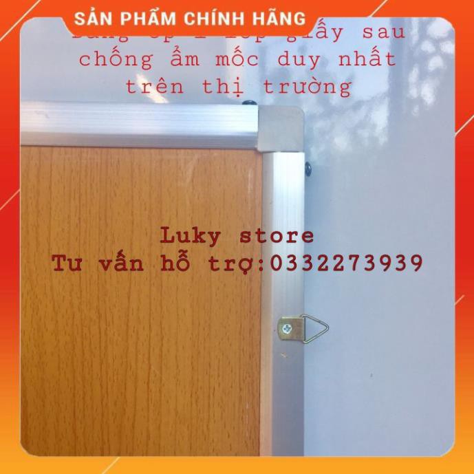 [Mã LIFEXANH03 giảm 10% đơn 500K] BẢNG FOOC MICA TRẮNG 80 x 120CM VIẾT BÚT LÔNG FREE SHIP Tặng đinh vít treo bảng