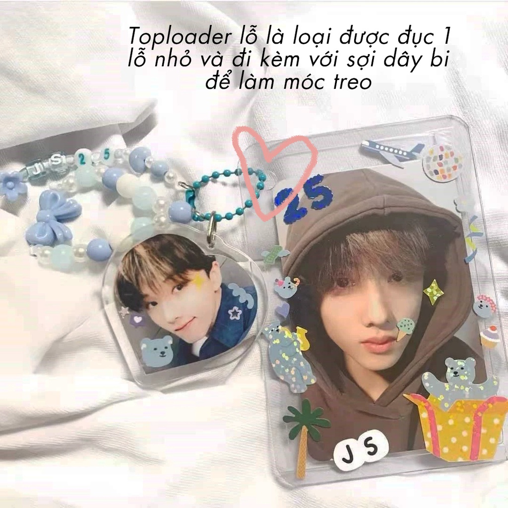 Toploader Khay Đựng Hình Card Kpop Idol (xem kĩ mô tả)