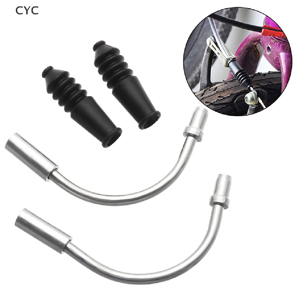 CYC 2pcs Mountain Bike Bicycle V Brake Noodles Cable Guide Bend Tube Pipe Sleeves CY