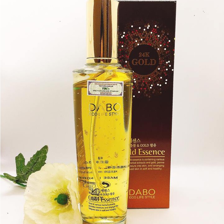 Serum Vàng 24K Cao Cấp Hàn Quốc DABO GOLD ESSENCE Dưỡng ẩm Dưỡng Trắng Mịn Da ( 150ml)