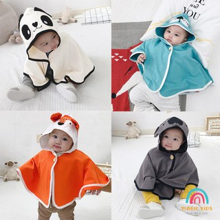 Áo choàng phối mũ hình thú đáng yêu cho bé AO20012 - MAGICKIDS
