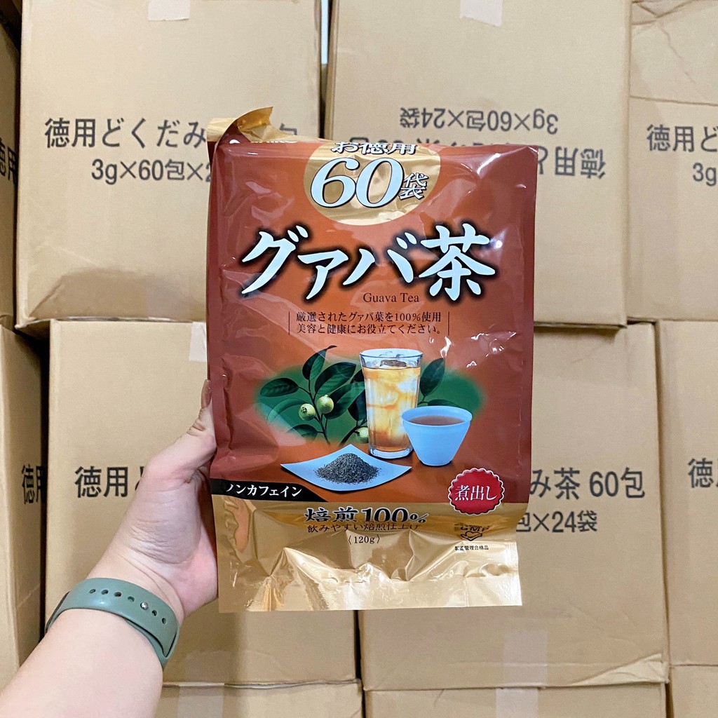 Trà ổi giảm cân orihiro guava tea nhật bản 60 gói - trangpink2020 6