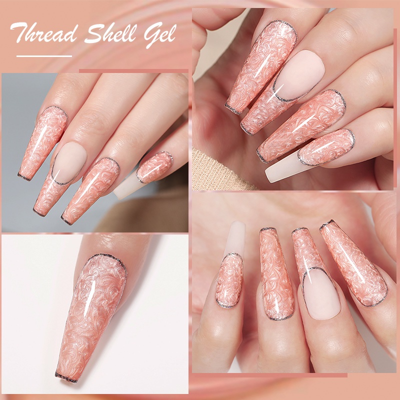 Sơn gel móng tay UR SUGAR hình vỏ sò thiết kế mới độc đáo 7ml