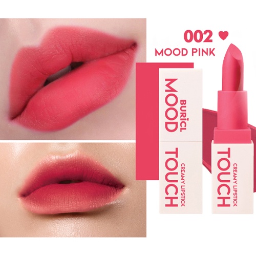 //LUXUBU// Son lì lâu trôi nhiều màu trẻ trung Buricl Mood Touch Creamy Lipstick / COCOLAND | BigBuy360 - bigbuy360.vn