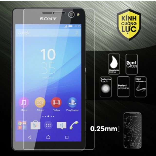 Bộ 2 kính cường lực Sony C4