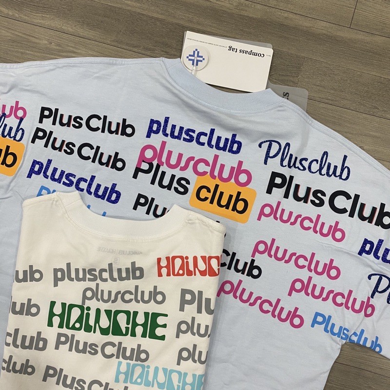 áo LEVENTS PLUSCLUB TEES - BABY BLUE / HOINGHE (mua trên 2 kèm túi tote)