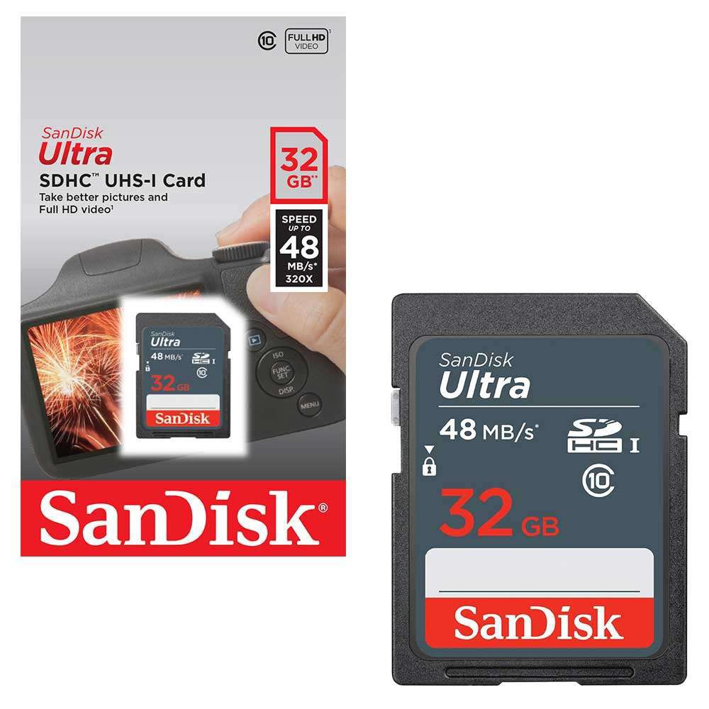 Máy ảnh﹊✵﹉[Mã ELFLASH5 giảm 20K đơn 50K] Thẻ nhớ SDHC SanDisk Ultra 32GB (48MB/s) - Hàng chính hãng | BigBuy360 - bigbuy360.vn