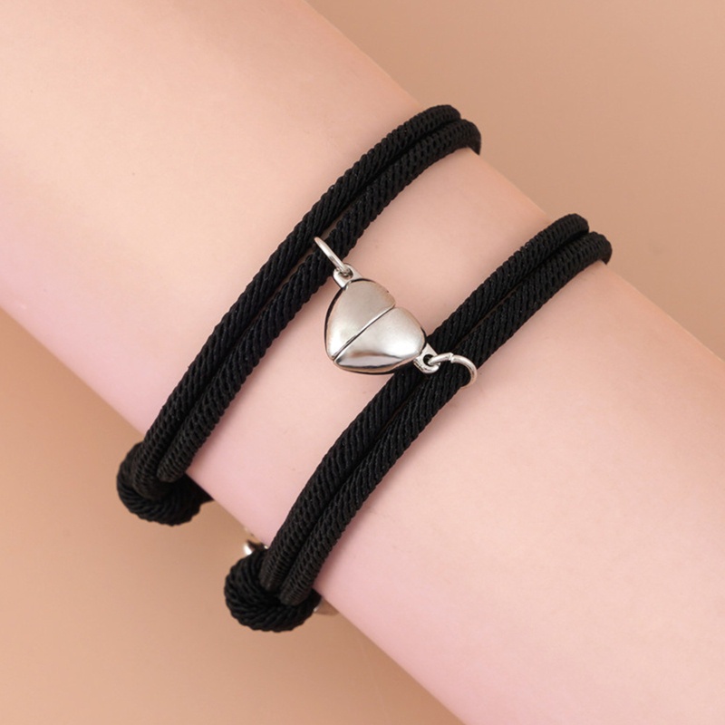 Set 2 Vòng Tay Hạt Đá Từ Tính Hình Khủng Long Sáng Tạo Cho Cặp Đôi