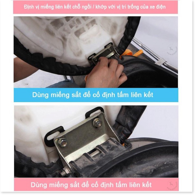 🆕 Ghế gấp phía trước xe máy cho bé tiện ích