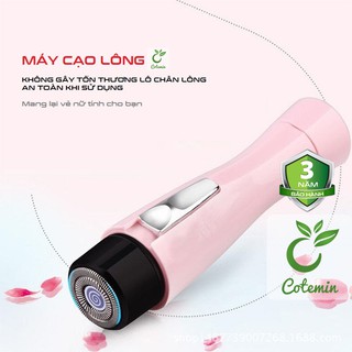 Máy Tẩy Lông Máy Cạo Lông Nách Kemei - Máy cạo lông nách lông chân lông tay kèm hộp full box