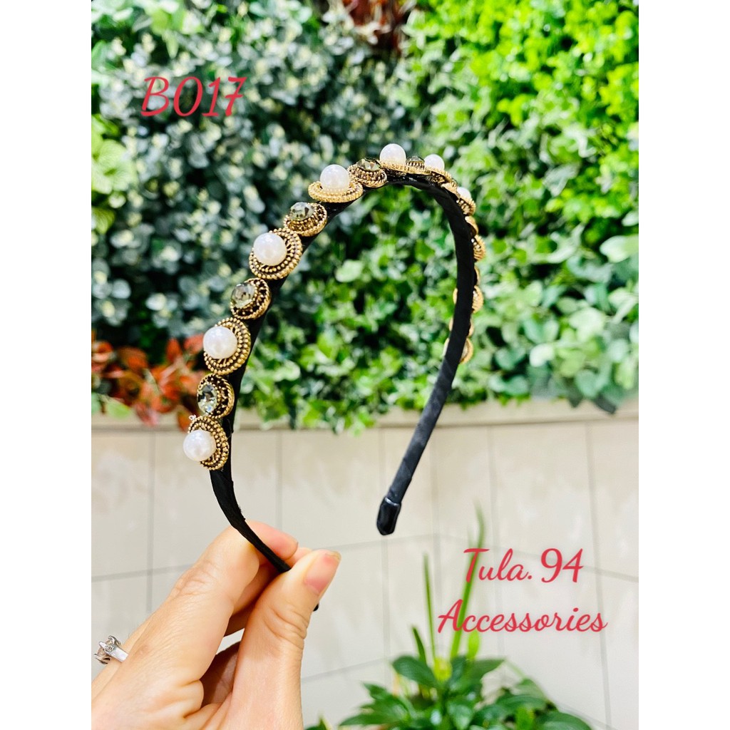 Bờm đính đá, băng đô cài tóc Hàn Quốc