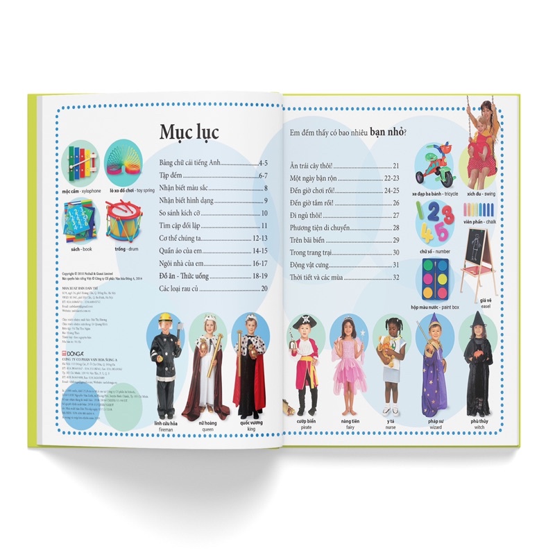 Sách-Cuốn sách Cầu Vồng - Tiếng Anh cho bé