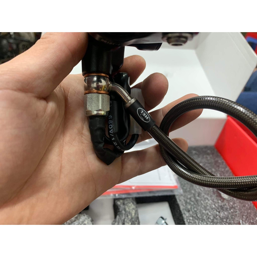 Công tắc stop tay thắng dầu mẫu nằm ngang