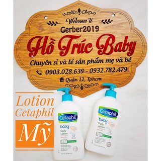Sữa tắm gội,lotion cho bé Cetaphil 400ml có vòi