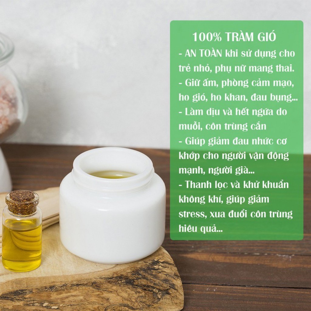 [CHÍNH HÃNG] DẦU TRÀM GIÓ DẦU TRÀM CUNG ĐÌNH SILVER 15 -30ml