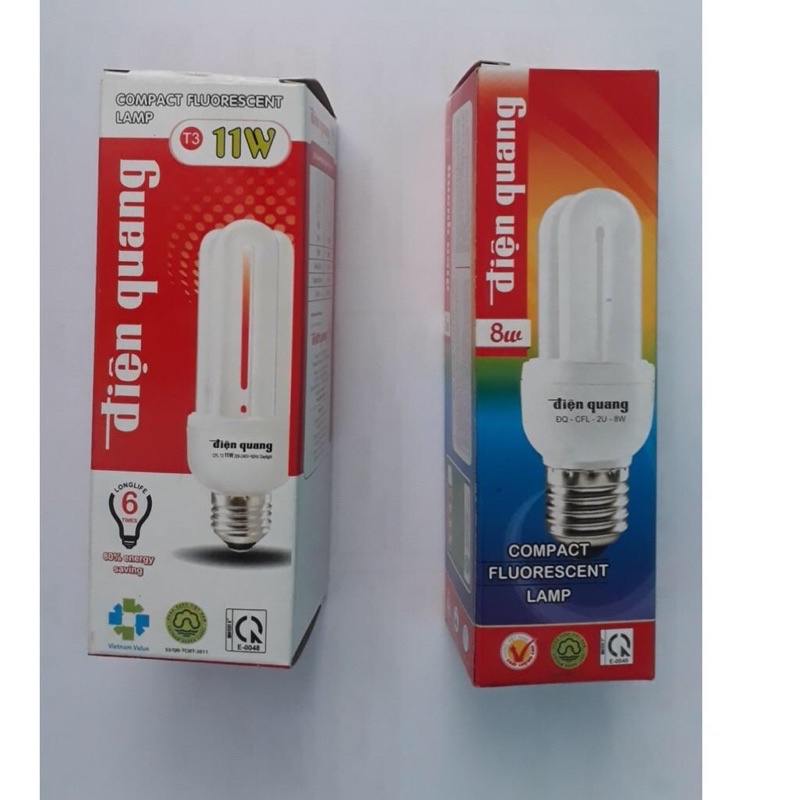 Bóng compact Điện Quang 2U~4U, từ 5W đến 50W