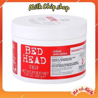 Kem Ủ Tóc Tigi Đỏ phục hồi Tóc Hư Tổn hộp 200ml MP04