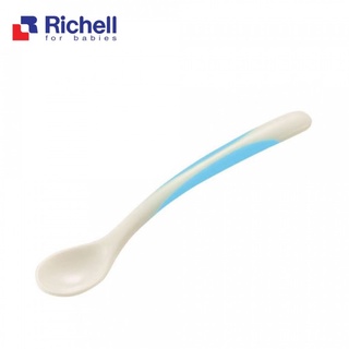 Thìa nhựa ăn dặm Richell xanh dương RC21151