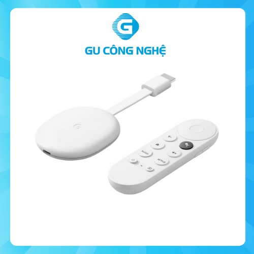 Google Chromecast with Google TV, chất lượng 4K HDR, ra lệnh Tiếng Việt