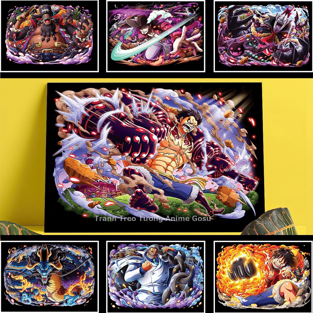 Tấm Poster Áp Phích Anime Chủ Đề One Piece Poster Nhân Vật Anime Trang Trí Góc Học Tập Phòng Ngủ Tranh Anime Khổ A3