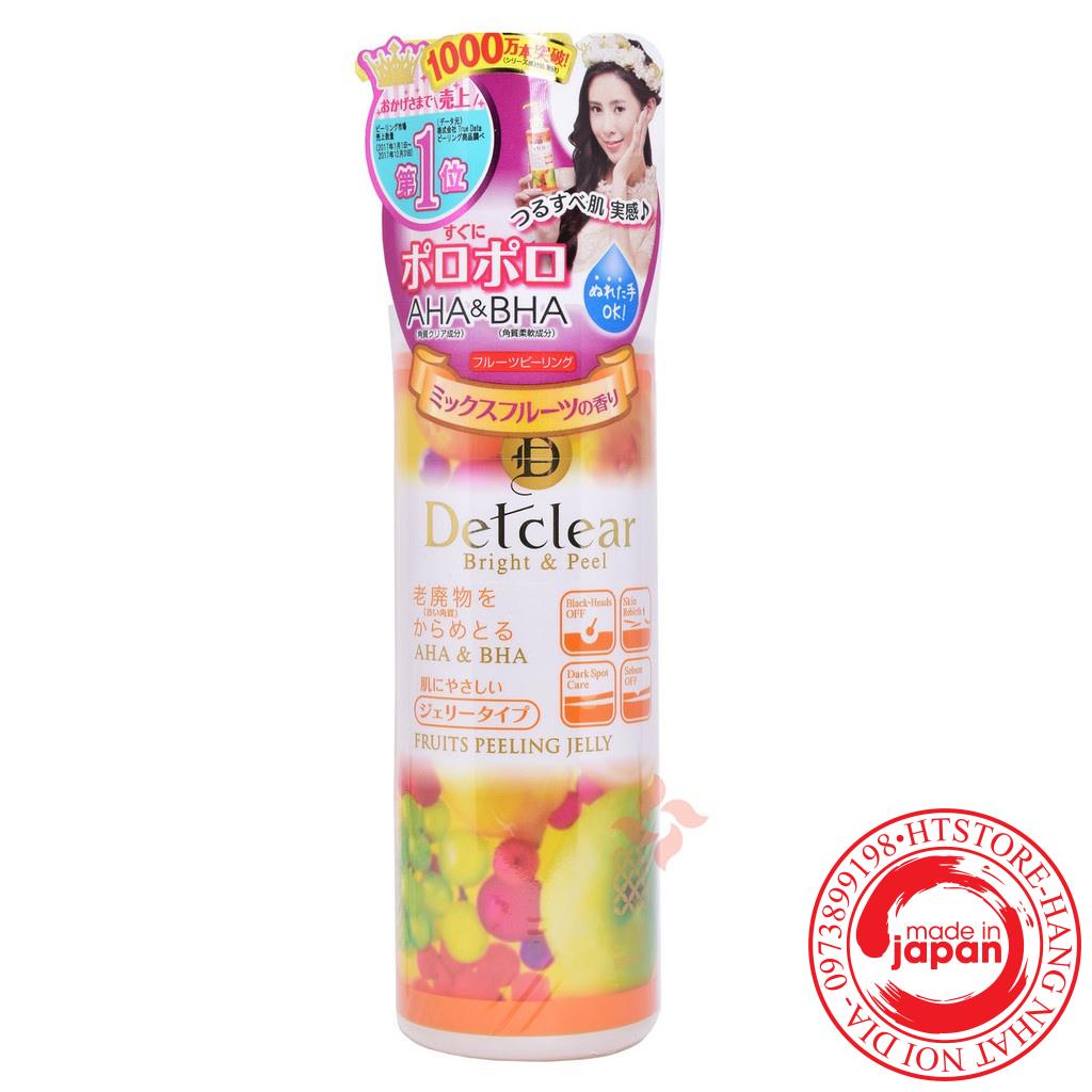 Gel tẩy tế bào chết Detclear MEISHOKU (hương trái cây) 180ml